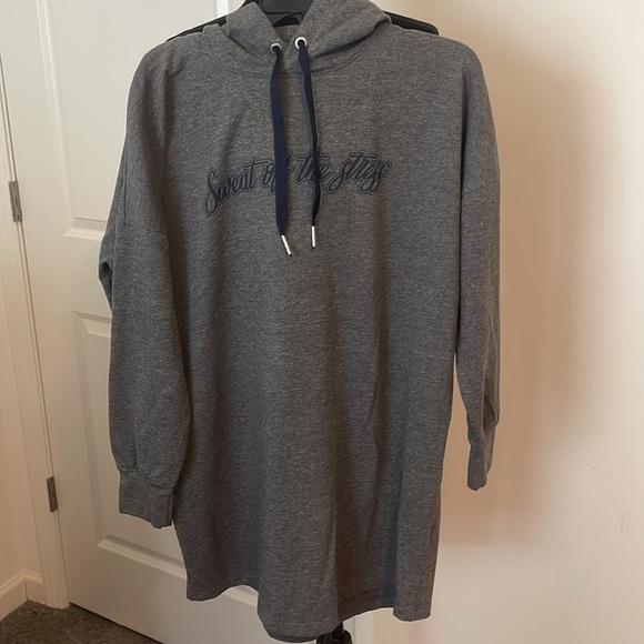 Esmara by Heidi Klum Sweat off the Stress Pullover Hoodie Size L (12/14) - Picture 1 of 5